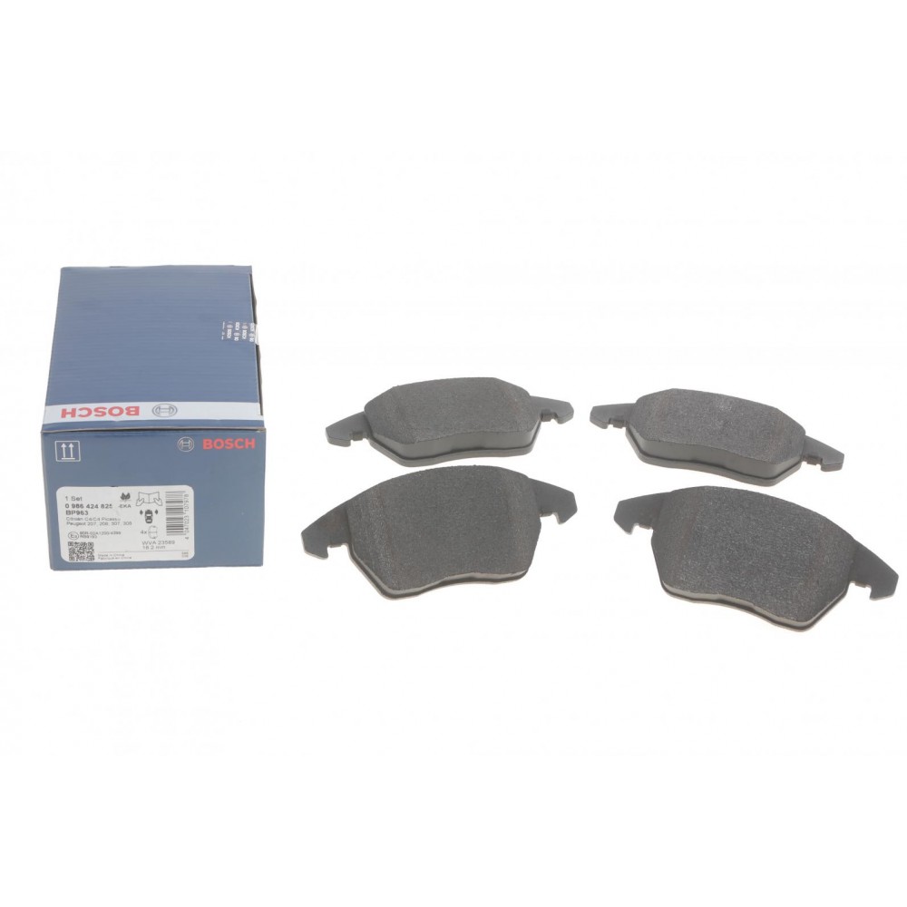 Колодки гальмівні (передні) Citroen C4 04-11/Peugeot 207/308 07-14/208 12-/307 03-09/3008 09-16