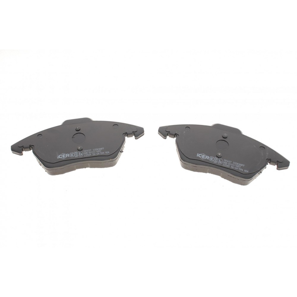 Колодки гальмівні (передні) Citroen C4 04-11/Peugeot 207/308 07-14/208 12-/307 03-09/3008 09-16
