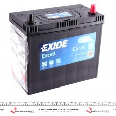 Акумуляторна батарея 45Ah/330A (237x127x227/+R/B00) Excell Азія