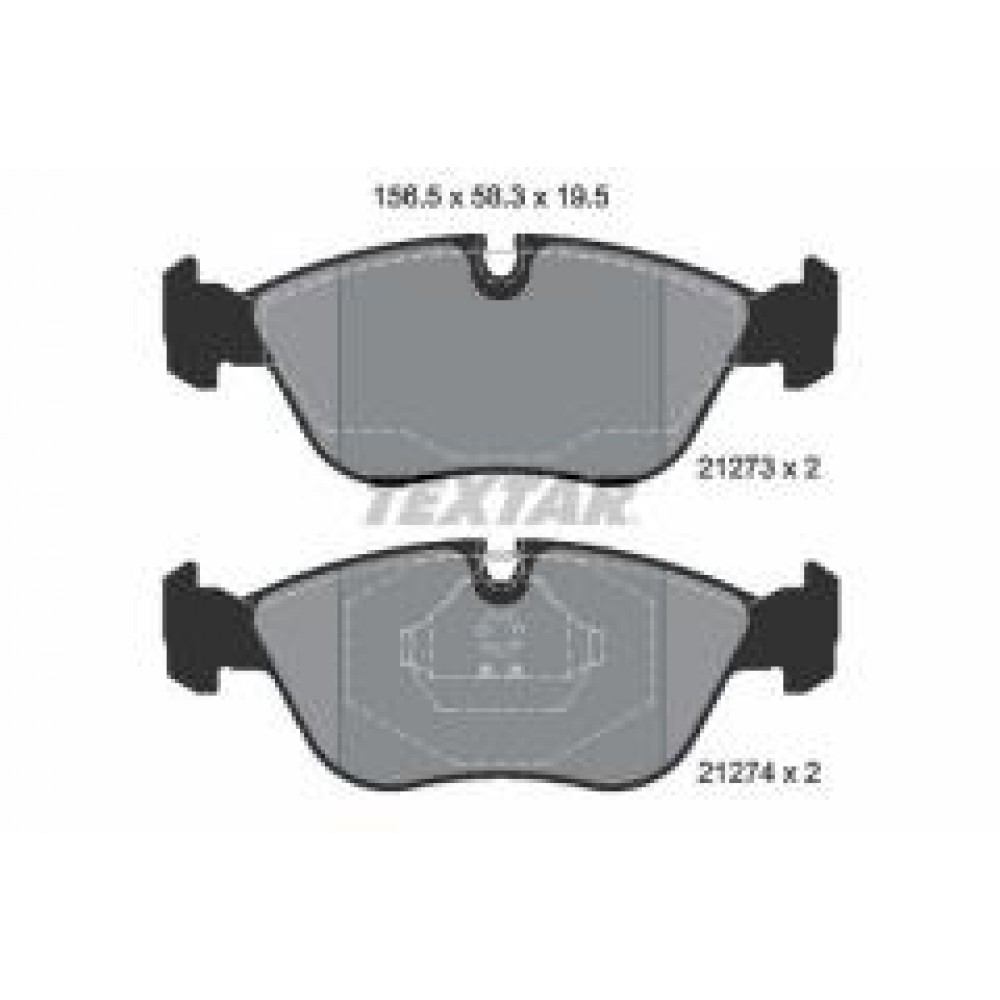 Колодки гальмівні (передні) Volvo S70/V70/XC70 96-07 (Teves) R15 Q+