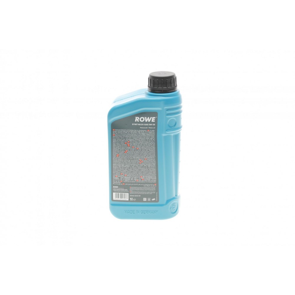 Олива 5W20 HIGHTEC SYNT RS D1 (1L)(WSS-M2C945-A/-B1/960-A1/MS6395/dexos1 Gen 2)(API SP RC/SN PLUS RC