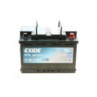 Акумуляторна батарея 70Ah/760A (278x175x190/+R/B13) (Start-Stop EFB)