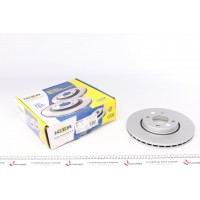 Диск гальмівний (передній) Renault Clio 05-14/Megane 99-/Nissan Note 06-12 (260x22)(з покр.)(вентил.)