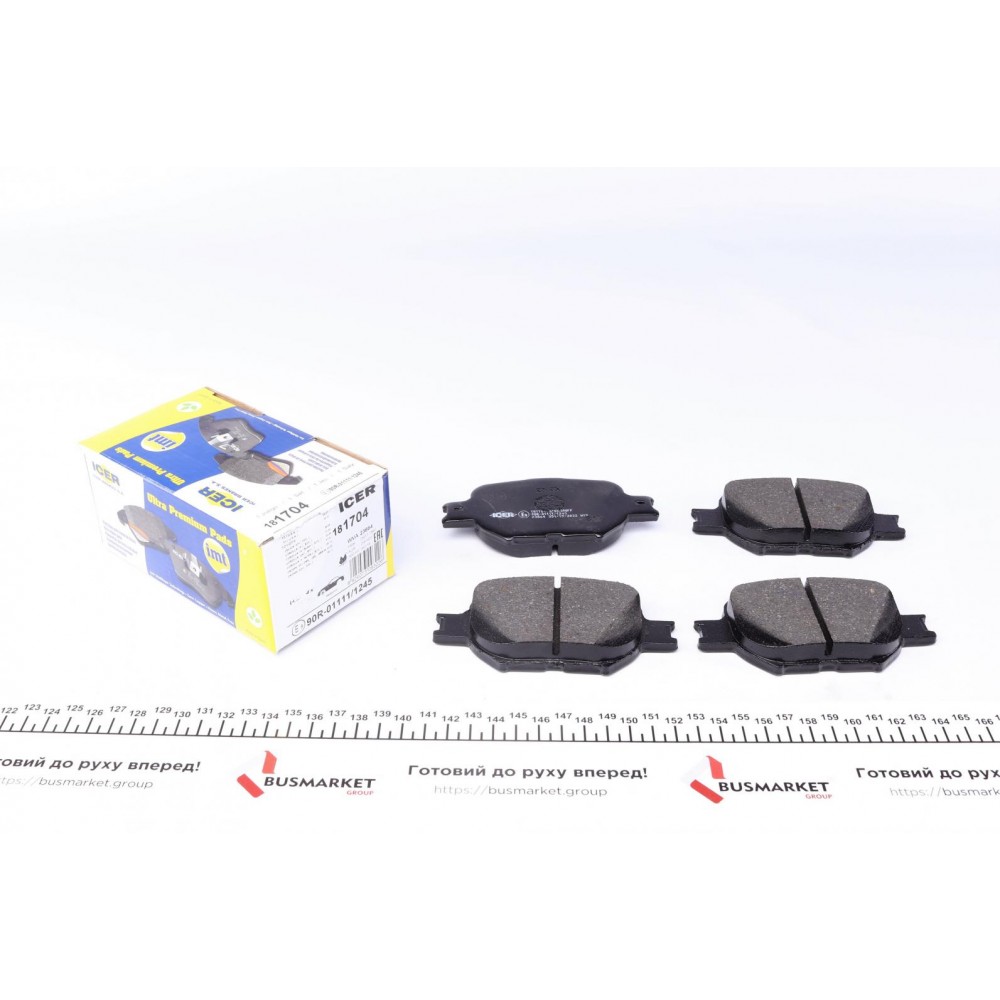 Колодки гальмівні (передні) Toyota Corolla 01-07/Matrix 02-04/Celica 99-05