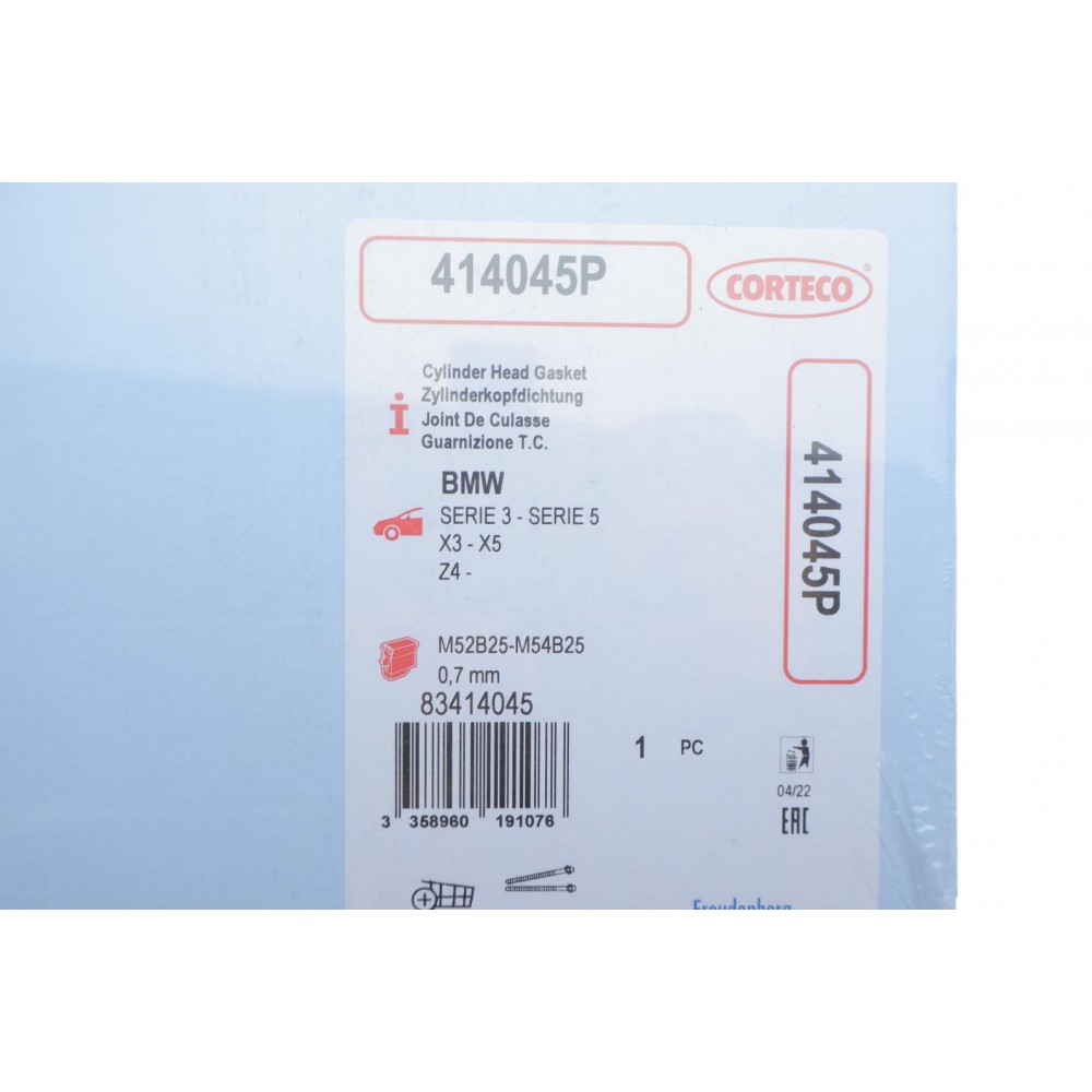 Прокладка ГБЦ BMW E39/E60/E61/E38/E65 2.5-3.0 M52/M54 (0.70mm)