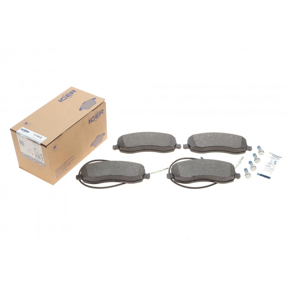 Колодки гальмівні (передні) Citroen C8/Peugeot 807 2.0/2.2 HDi 06-