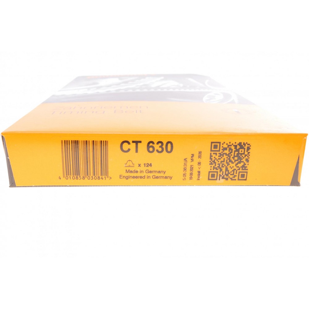 Ремінь ГРМ VW Golf III/VW Passat/Audi 80/100/A6 2.0 90-03 (124x18)