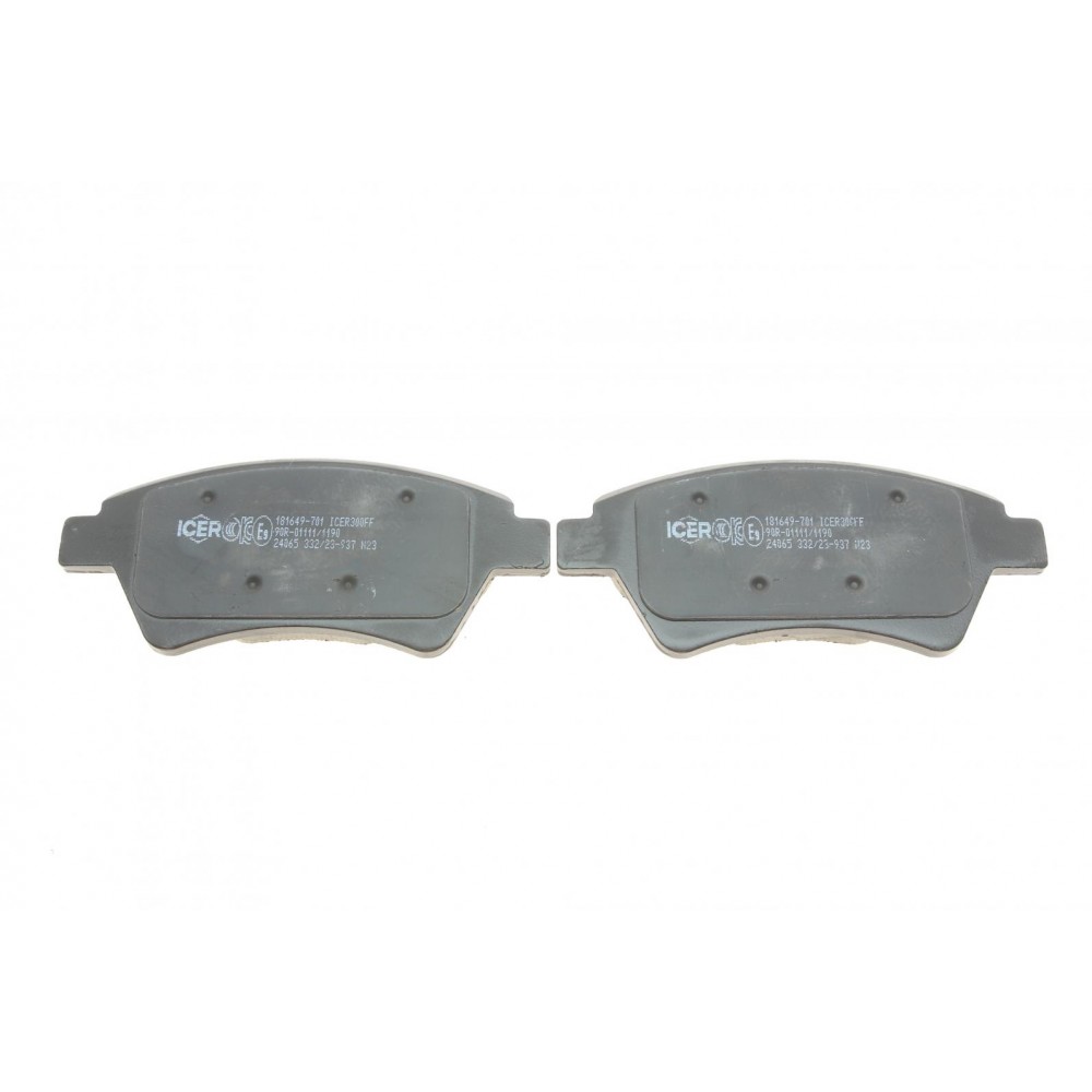 Колодки гальмівні (передні) Renault Megane II 03-/Scenic II 05-08/Grand Scenic II/III 04-