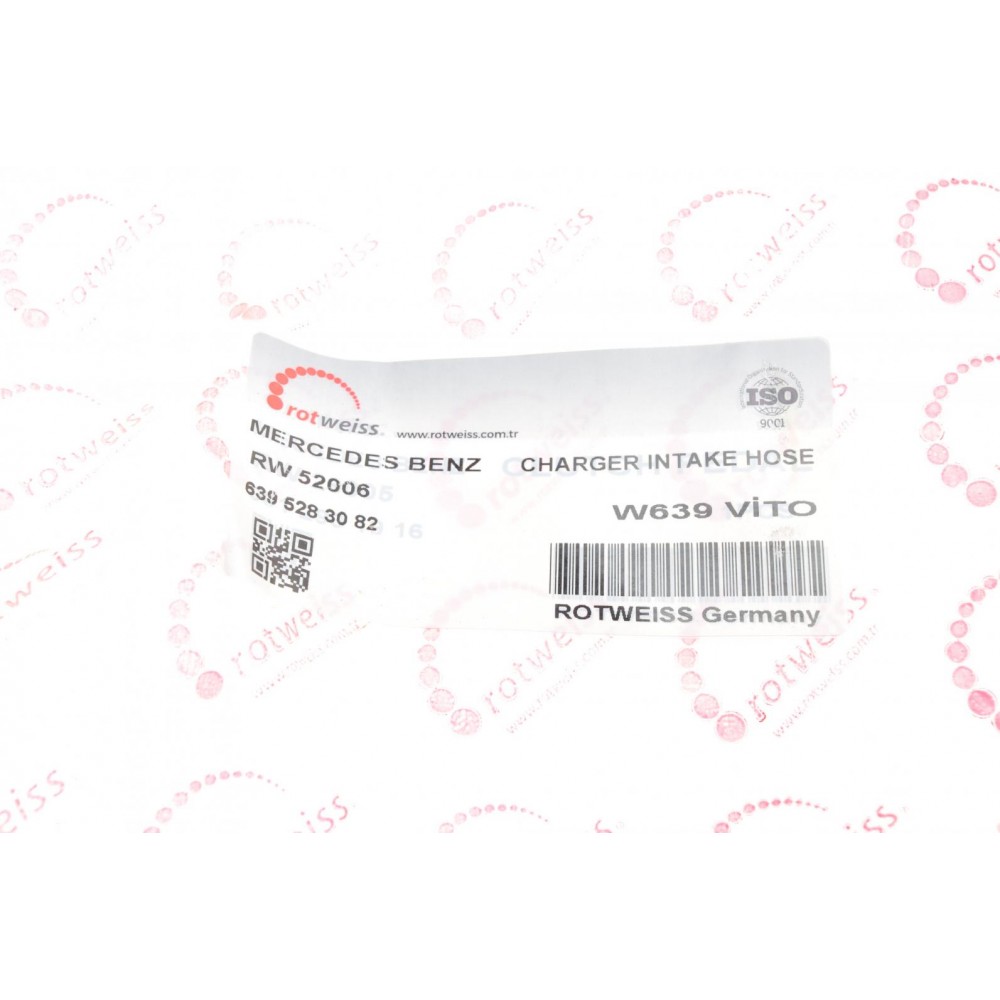 Патрубок інтеркулера (R) MB Vito (W639) 2.2CDI 03- (OM646)