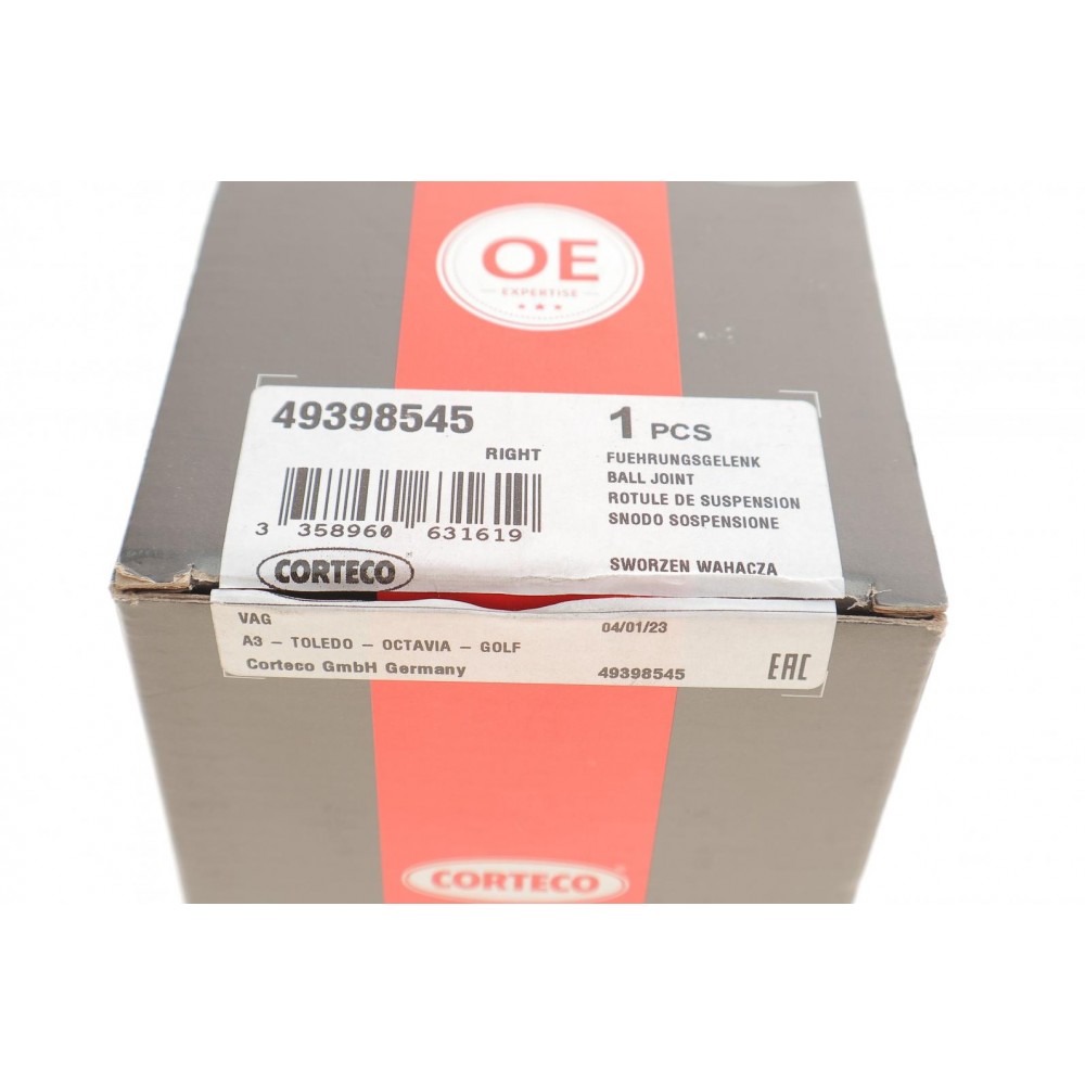 Опора кульова (передня/знизу/R) Audi A3/VW Golf IV 1.4-2.8 96-06