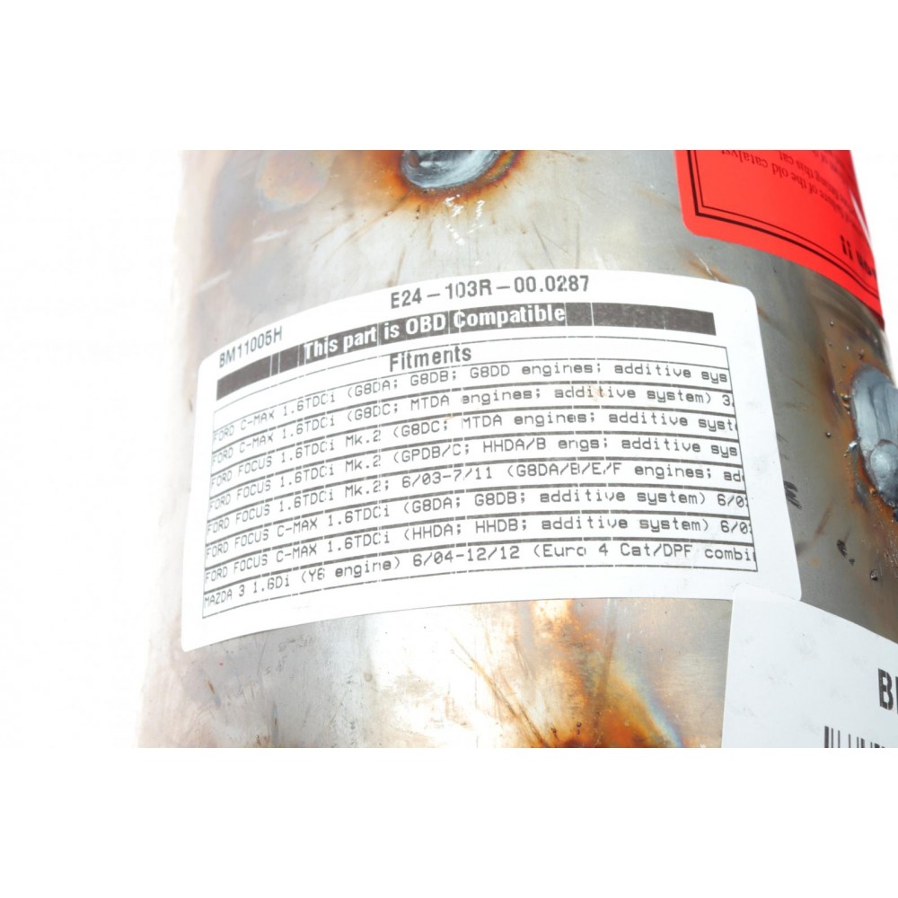 Фільтр сажовий Ford Focus/C-Max 1.6TDCi 04-12/Volvo C30/S40/S80 1.6D 05-12
