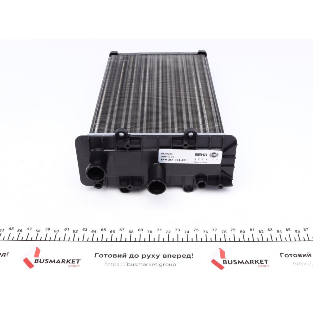 Радіатор пічки VW T4 90-03 (-AC) алюмінієвий