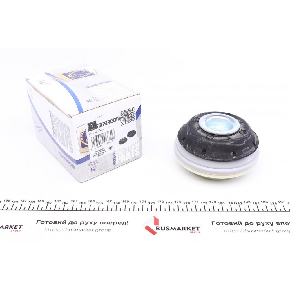 Подушка амортизатора (переднього) + підшипник Fiat Punto/Opel Corsa D 05- (SNR)