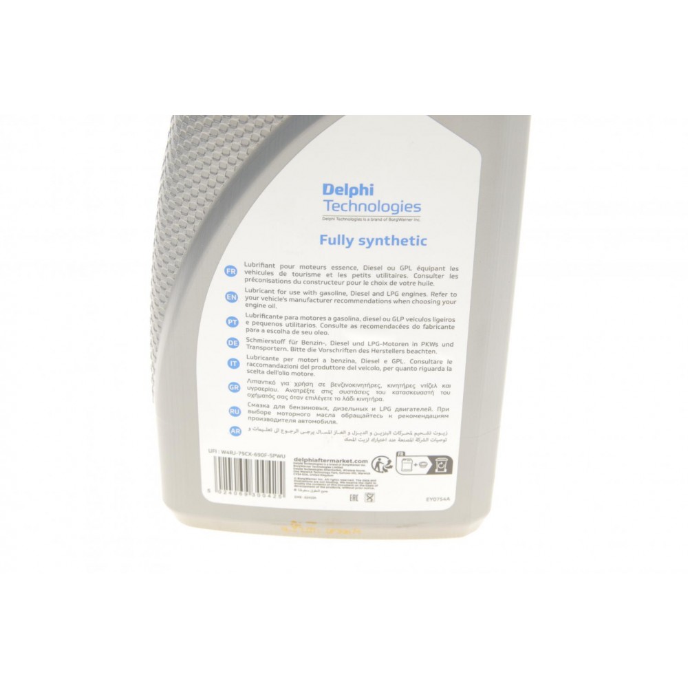 Олива 5W40 Delphi Prestige Plus (1L) (VW 5W 502 00/505.00/MB 229.3/MB 226.5/Renault RN0710/Porsche A40/JASO MA2)