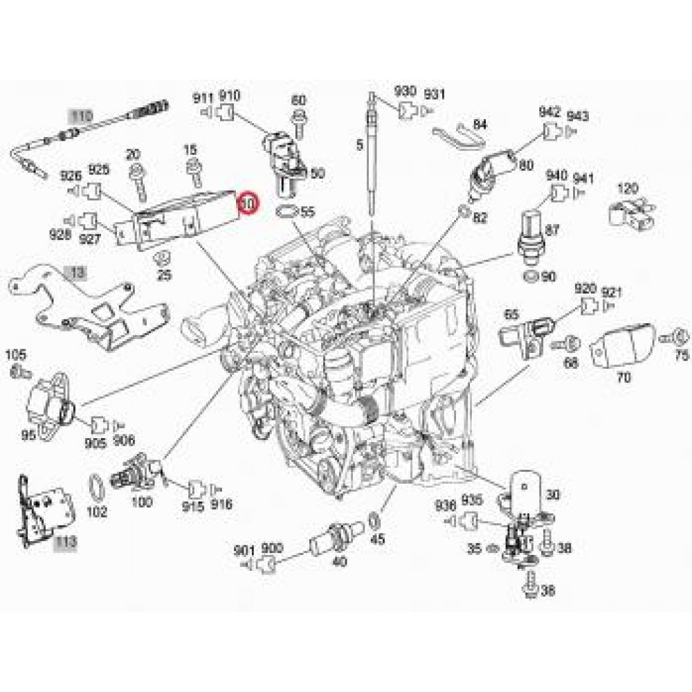 Реле свічок розжарювання MB Sprinter 3.0CDI OM642