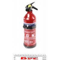 Вогнегасник автомобільний 1KG (клас огня - A/B/C) (порошок/без манометра)