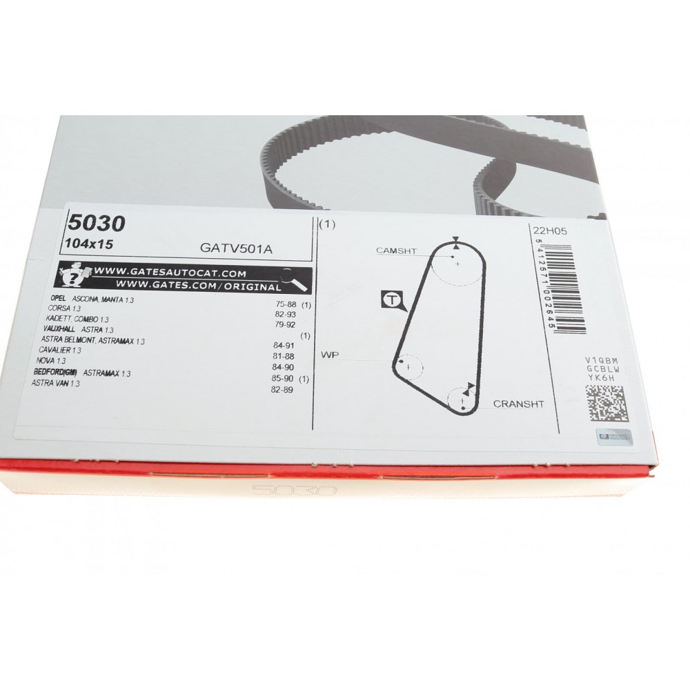 Ремінь ГРМ Opel Corsa A/Kadett 1.3 79-93 (15x104z)