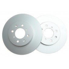 Диск гальмівний (передній) Honda Civic V/VI/VII 90-05/Jazz 08-/CRX 89-98 (262x21) (з покр.) (вент.)