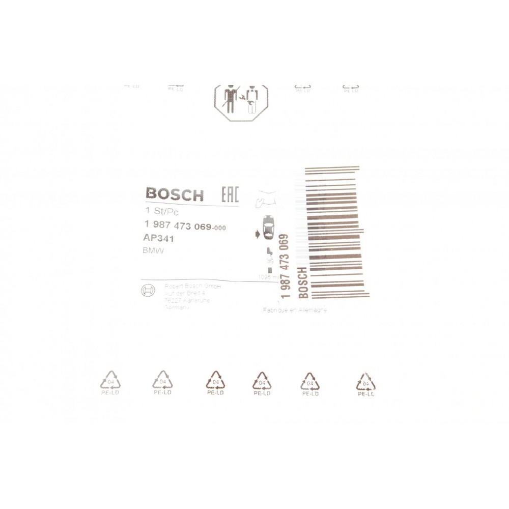 Датчик зносу гальмівних колодок (задніх) BMW 3 (E90/E91/E92) 03-12 (L=1095mm)