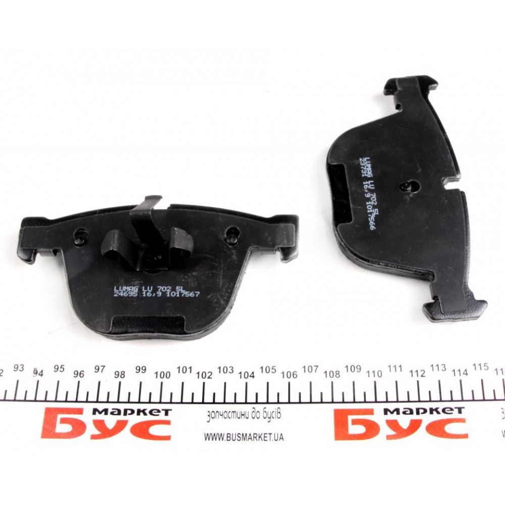 Колодки гальмівні (задні) BMW 5 (E60/65)/X5 (E70/F15)/X6 (E71/E72) 3.0-4.4 08-