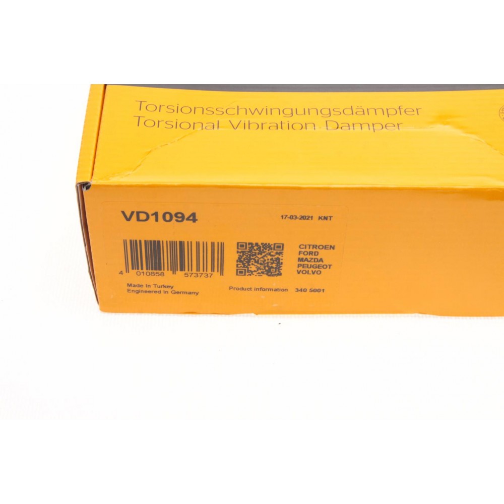 Шків колінвалу Citroen С3/С4/С5/Peugeot 206/307/407 1.4/1.6HDI 04-/Ford Focus 1.6TDCi 03-12 (6PK)