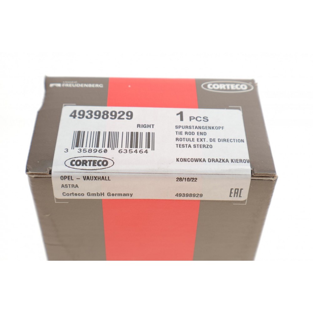 Наконечник тяги рульової (R) Opel Astra H/GTC/Meriva B/Zafira 04-