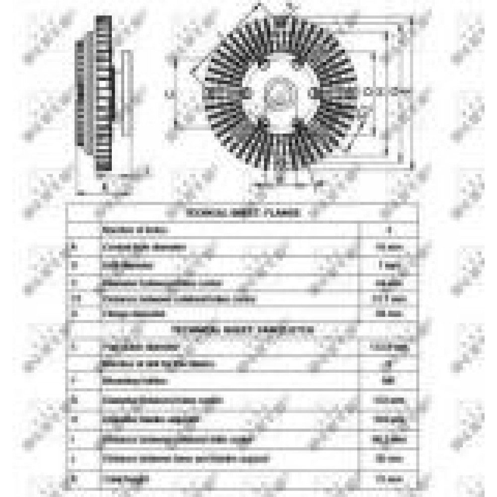 Муфта вентилятора Hyundai H-1 2.4 00-04