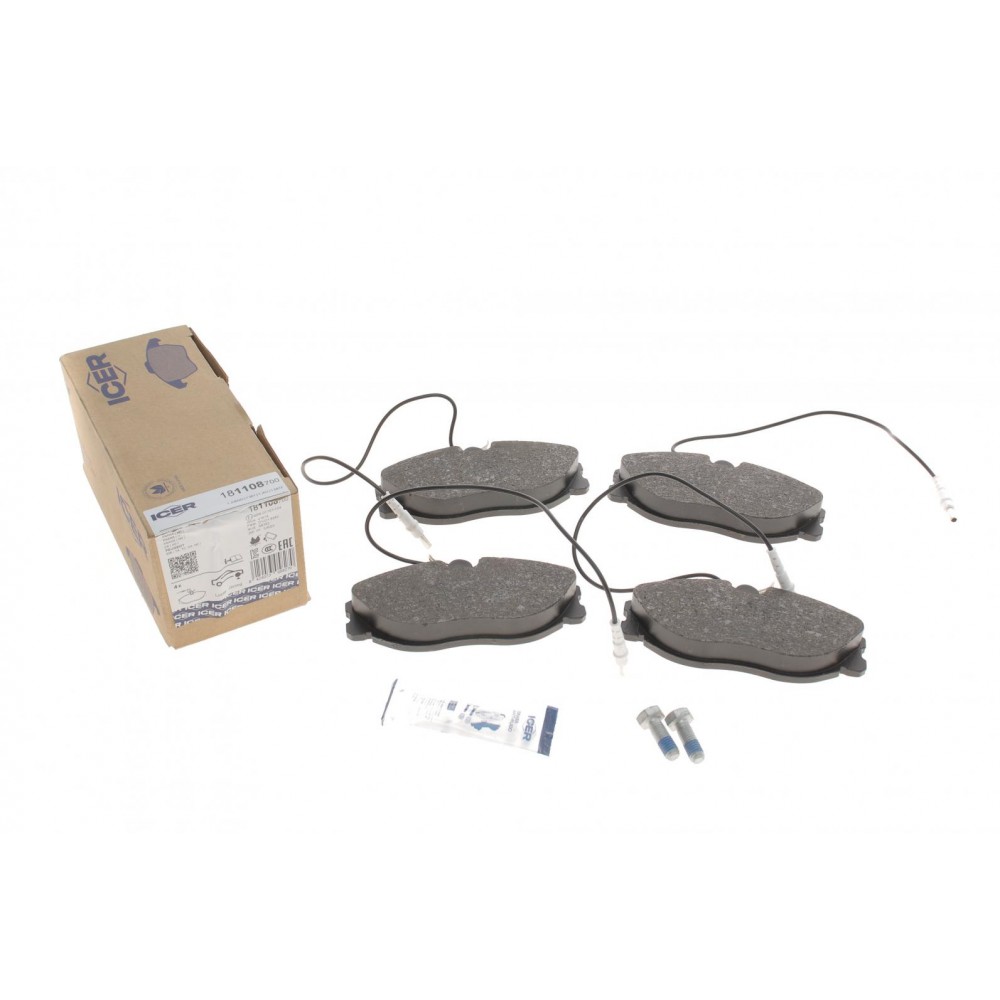 Колодки гальмівні (передні) Citroen Xsara 98-05/Peugeot 306 96-01/406 95-04/607 00-11 (+датчики)
