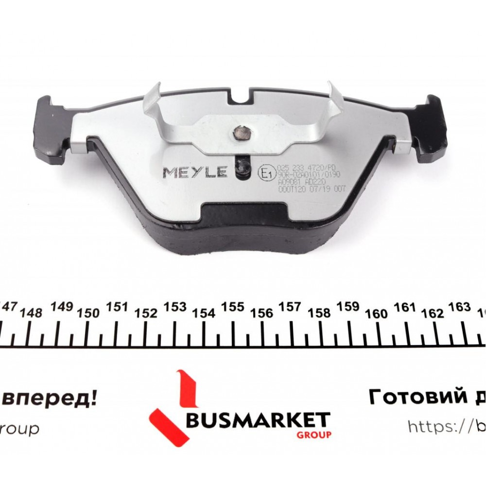 Колодки гальмівні (передні) BMW 5 (E60)/6 (E64)/7 (E65) 01- (Ate)