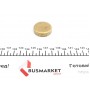 Заглушка блоку циліндрів (d=33,4mm) Латунь/Brass