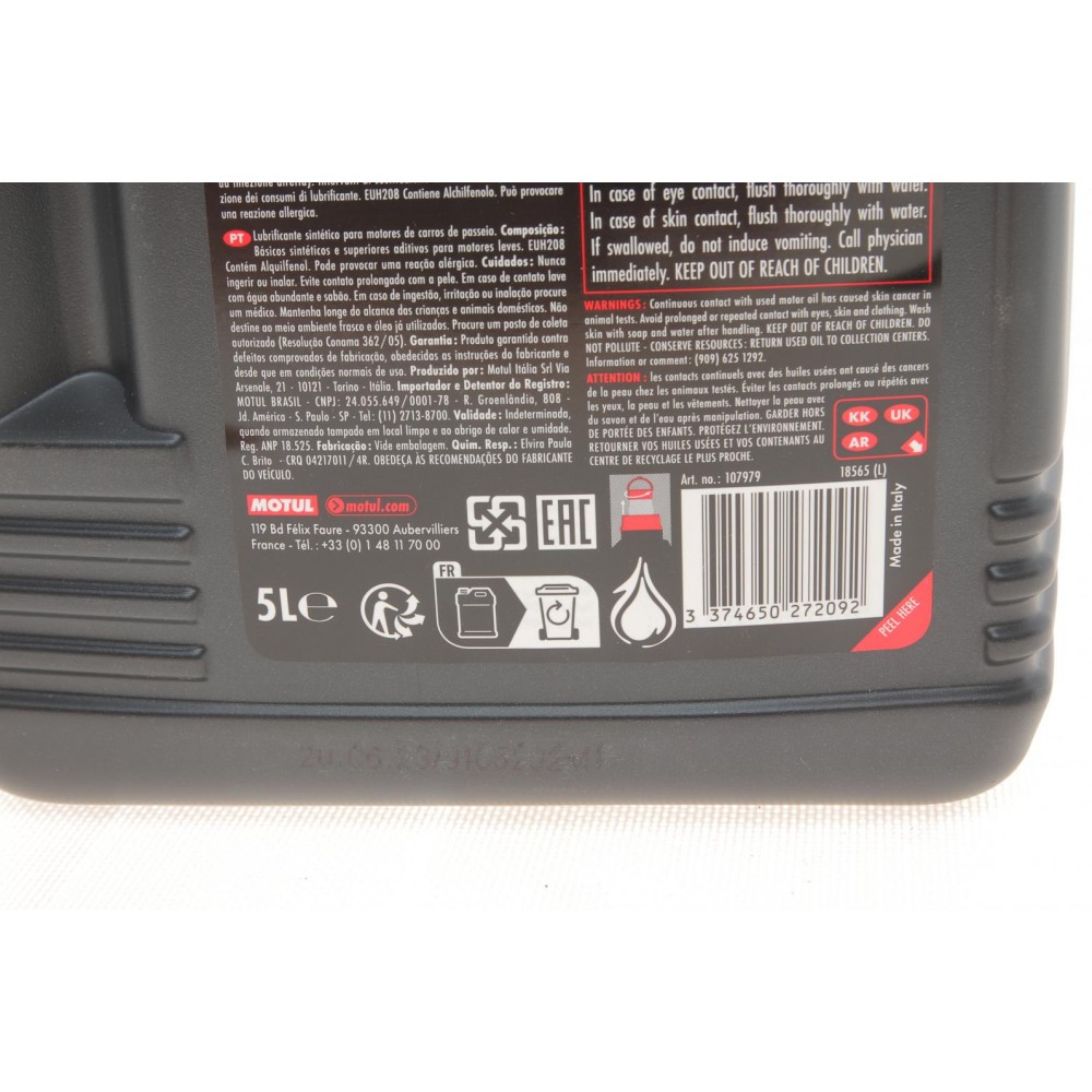 Олива 5W40 Syn-nergy 6100 (5L) (MB 229.5/VW 502 00/505 00/LL-01/RN0710/RN0700) (107979) заміна на 368451