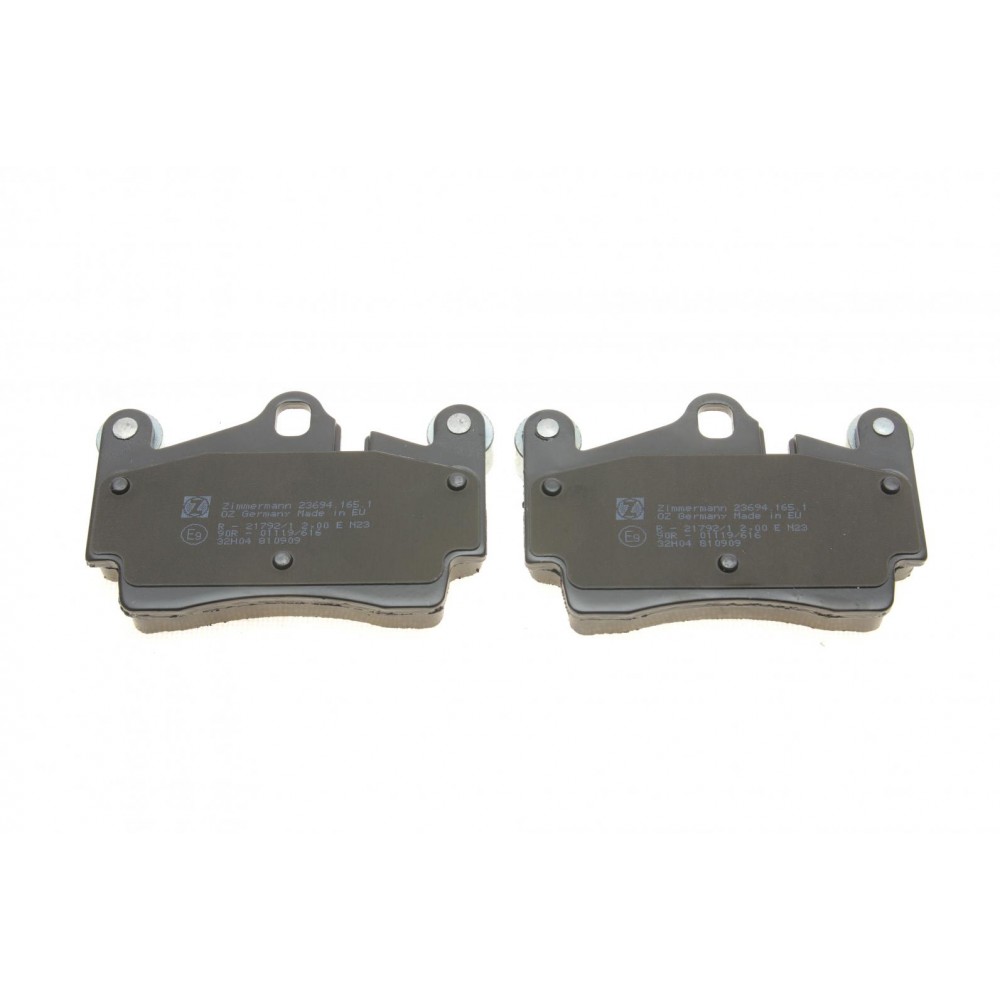 Колодки гальмівні (задні) Audi Q7/VW Touareg 2.5D-6.0D 02- (Brembo)