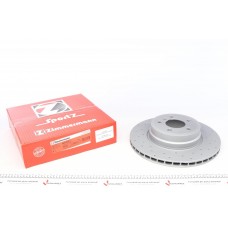 Диск гальмівний (задній) BMW X5 (E70/F15/F85)/X6 (E71/E72/F16) 06- (345x24) (з покр)(з отворами(вент)