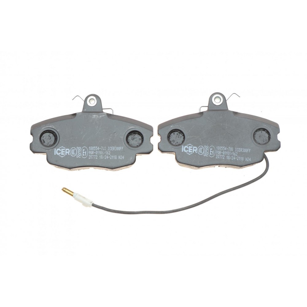 Колодки гальмівні (передні) Renault Clio 90-98/11/19/21 84-96/Peugeot 205/309 85-98 (+датчики)