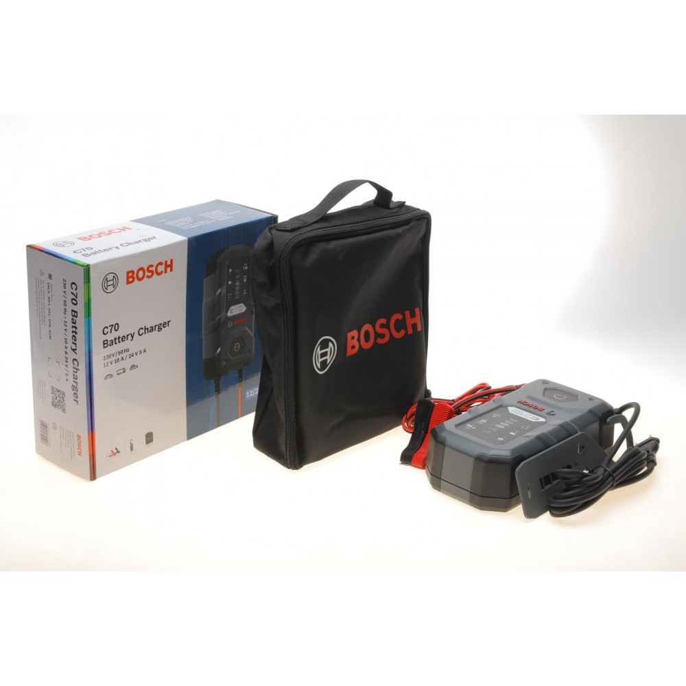 Зарядний пристрій C70 (12V/24V) (14Ah до 300Ah) 10A (EFB/GEL/VRLA/AGM) з підтримкою заряду
