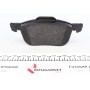 Колодки гальмівні (передні) Volvo S60/S80 2.0/2.4 D/T 98-10 (Ate-Teves)