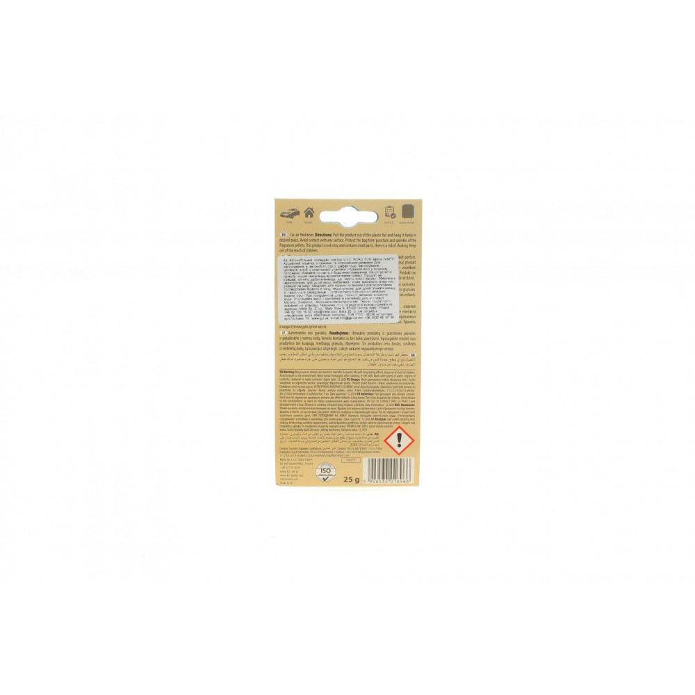Освіжувач повітря салону Vinci Roko Fun Vanilla (25г)