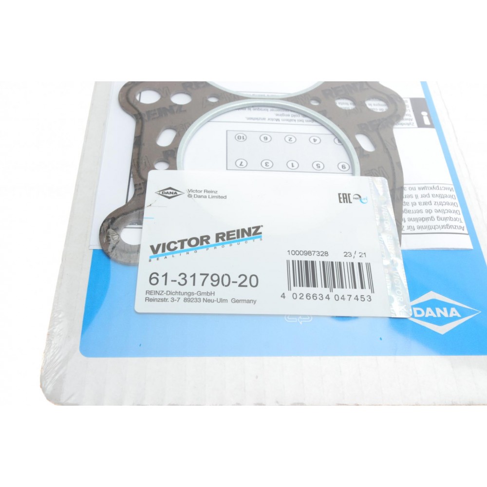 Прокладка ГБЦ Fiat Uno/Panda/Punto/Seicento 1.0-1.1 93-10, Ø72,00mm, 1,90mm
