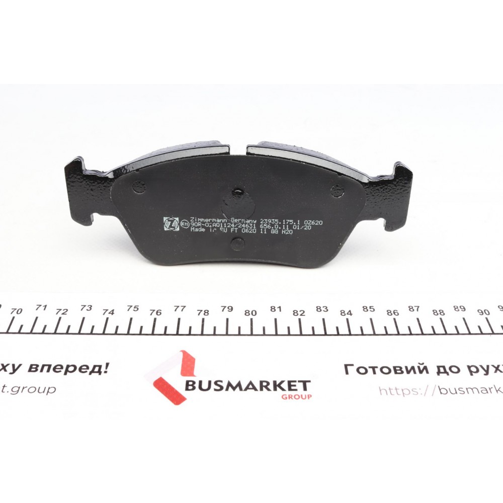 Колодки гальмівні (передні) BMW 1 (E87)/ 3 (E90) 1.6/2.2/2.0D 04-13 (Ate-Teves)