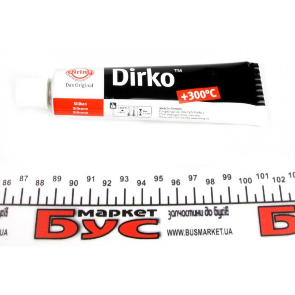 Герметик Dirko (-60°C +300°C) 70мл (чорний) (замінено на 006.553)