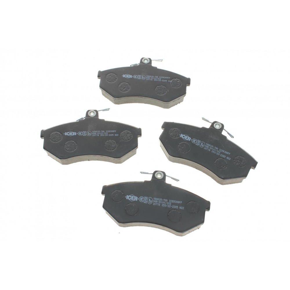 Колодки гальмівні (передні) Audi 80/90/100/200 77-96/VW Passat B3/B4 88-97