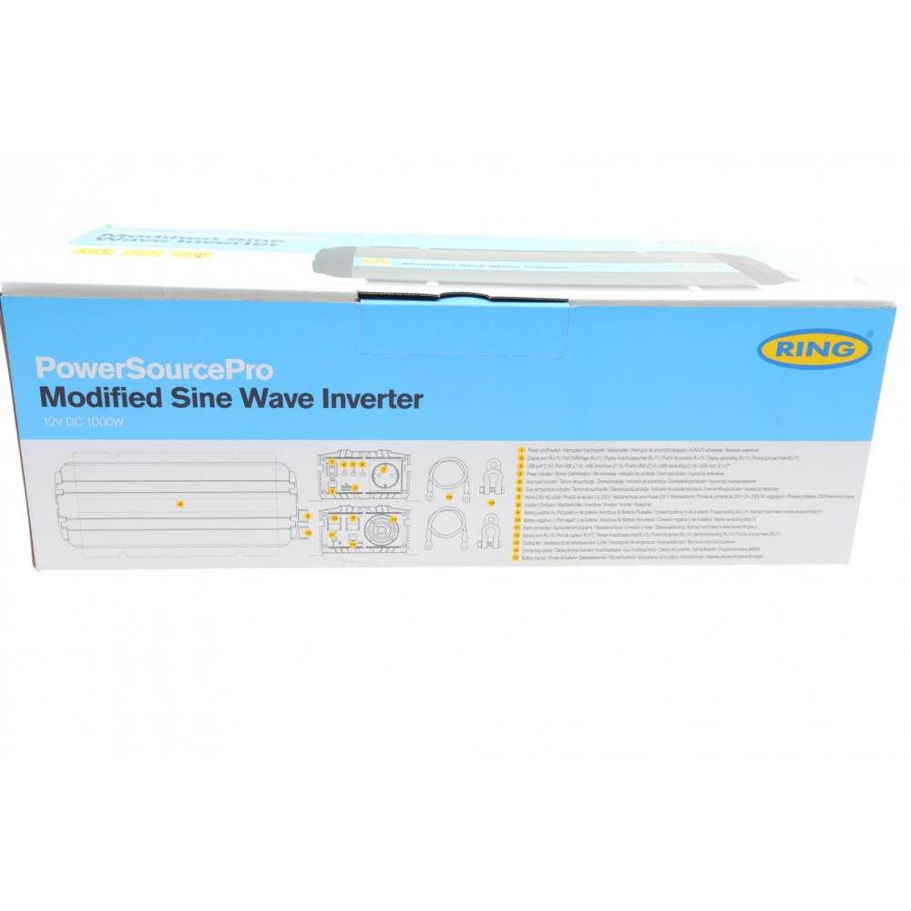 Інвертор живлення Power Source Pro (1000W/12-230V)
