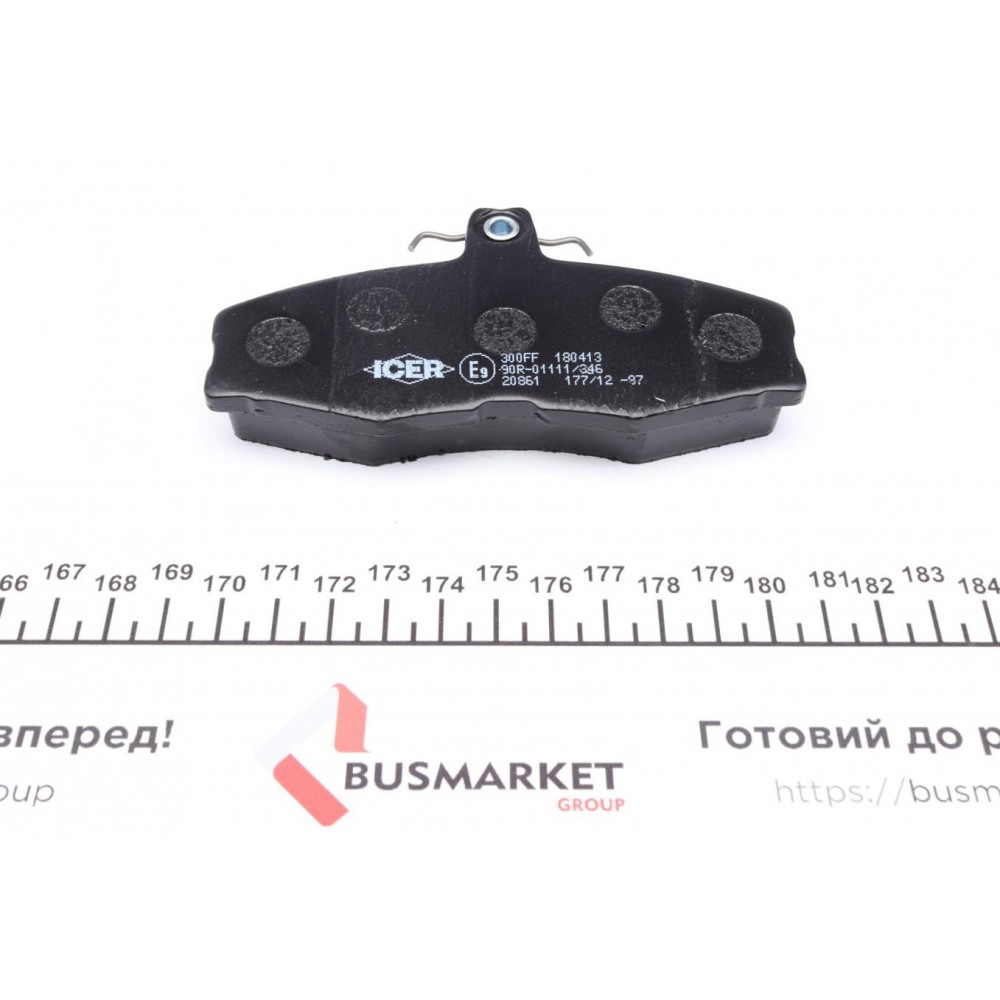 Колодки гальмівні (передні) Ford Sierra 82-86/Skoda Favorit 89-97