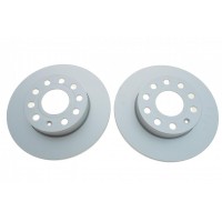Диск гальмівний (задній) Audi A3/Skoda Octavia/VW Caddy/Golf/Touran 03-15 (260х12) (з покр) (повний)