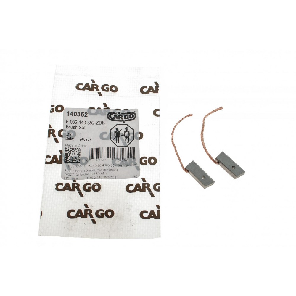 Щітки генератора (14V) Mitsubishi Galant/Lancer 1.2-2.0 (19.5x7x6) = 140352