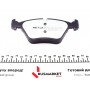 Колодки гальмівні (передні) BMW 3 (E46) 00-