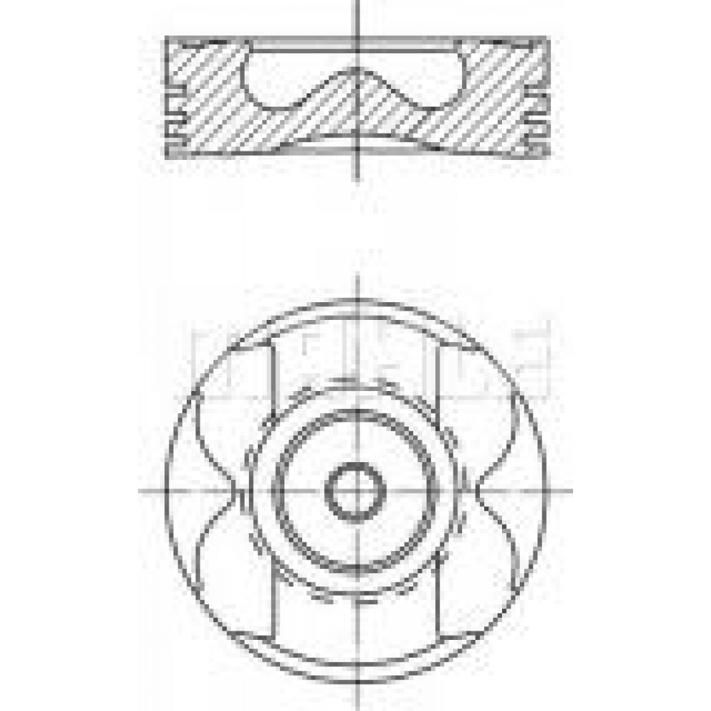 Поршень MB Vito (W639)/Sprinter 906 OM646 2.2CDI (88.00mm/STD)