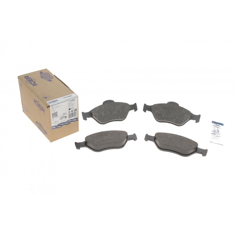 Колодки гальмівні (передні) Ford Fiesta 95-10/Fusion/Ka 02-12/Puma/Mazda 121 96-03/Mazda 2 03-07