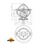 Термостат Hyundai Accent/Elantra/Kia Ceed 1.5-2.0 CRDI 00- (85°C)