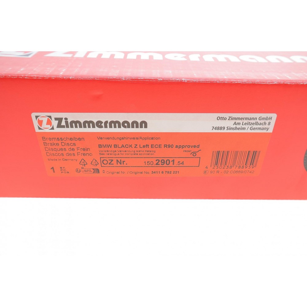 Диск гальмівний (передній) BMW 3 (F30/F31) 11- (330x24) B47/N20/N47/N57 (L)
